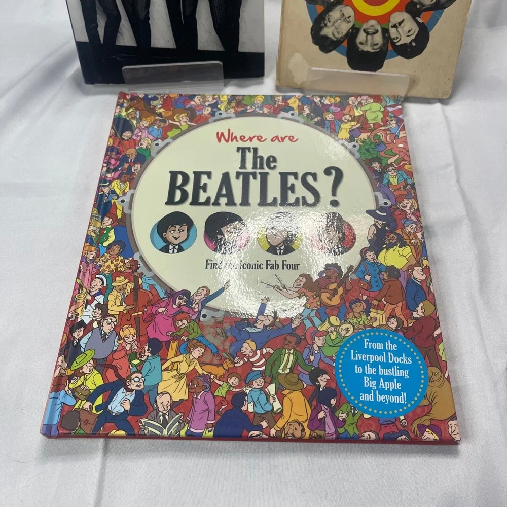The Beatles Book Lot A Hard Days Write Words Without Music Where are The Beatles